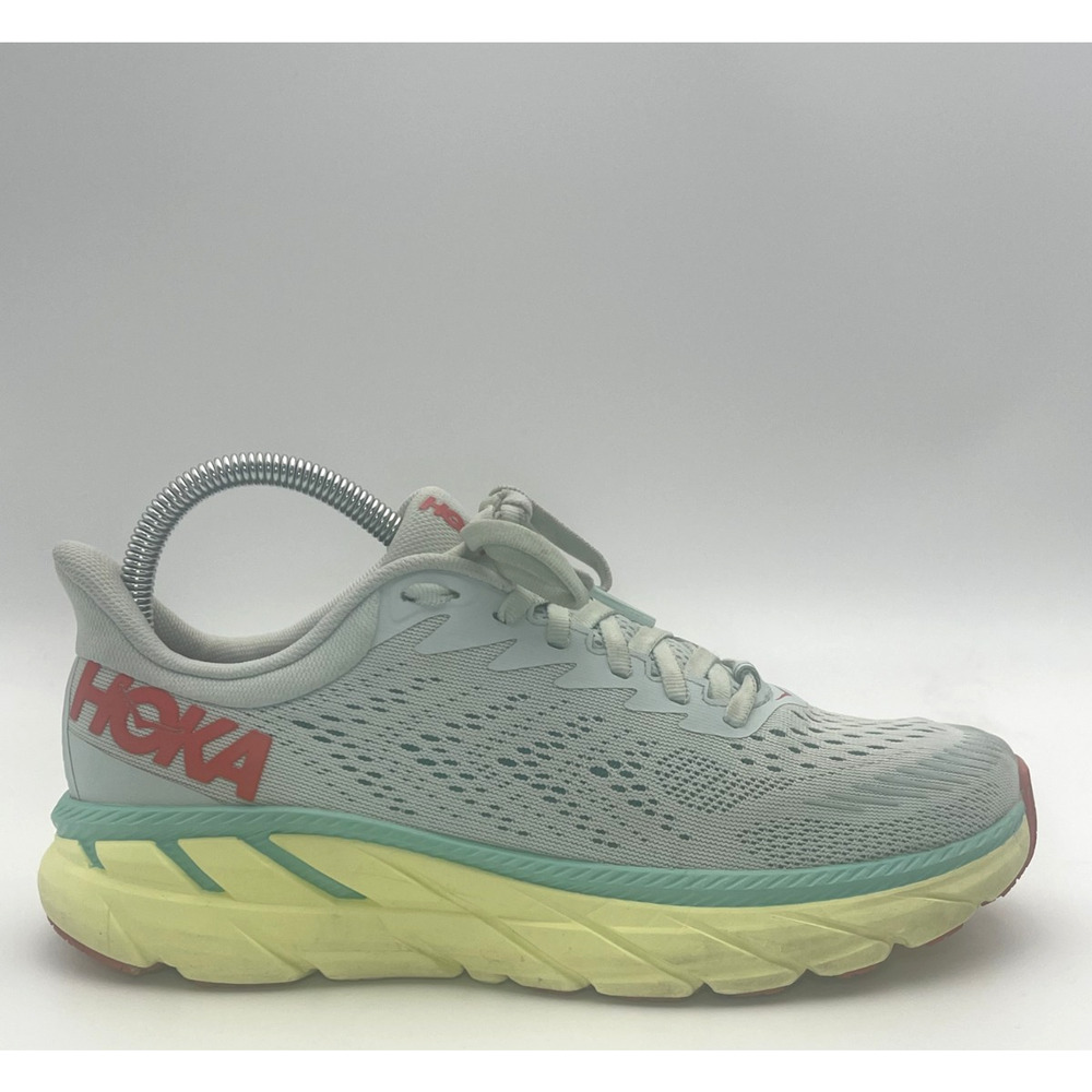Hoka One One Women’s Clifton 7 Running Shoes Mist Coral 1110509 MMHC Size 8